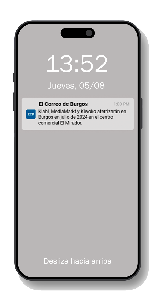 Notificaciones El Correo de Burgos